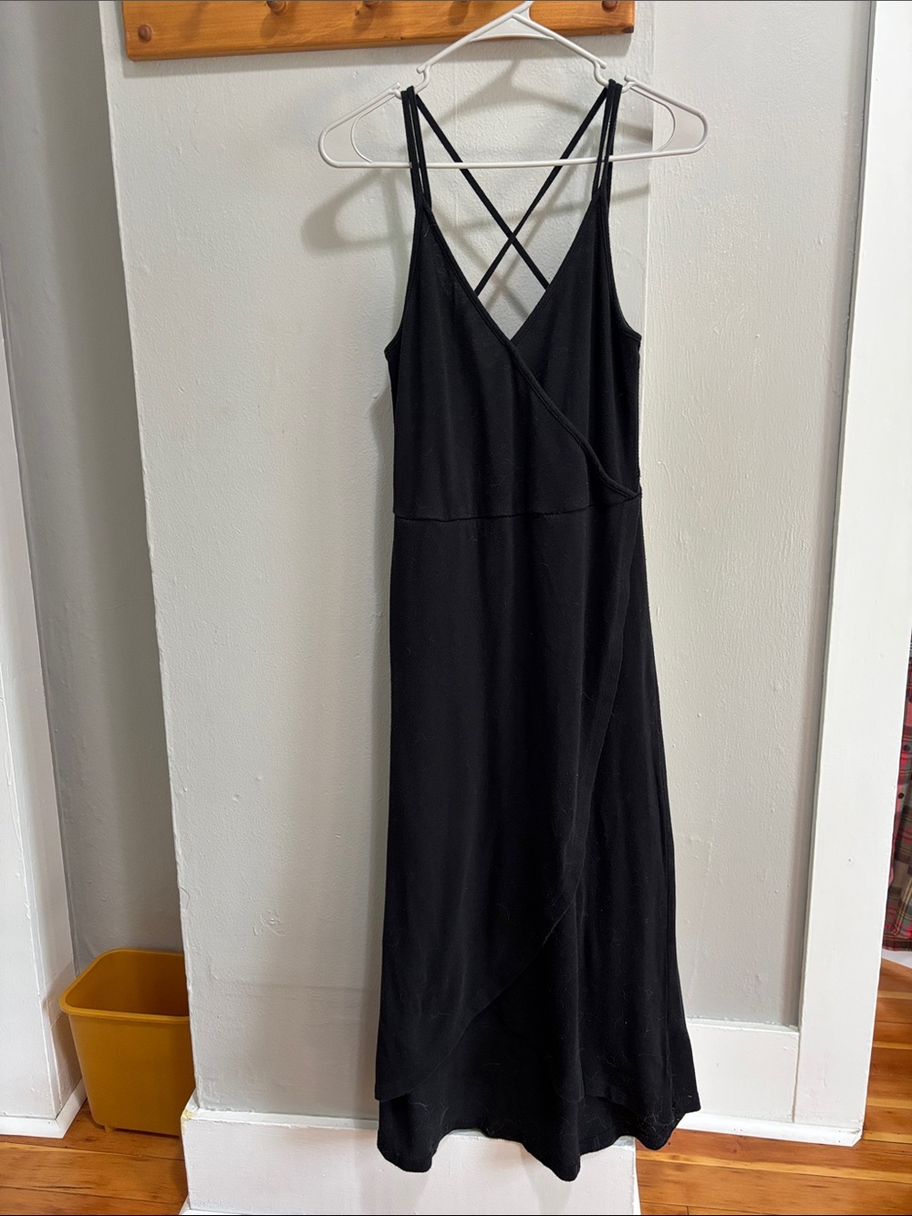 Z Supply Black Crisscross Strap Maxi Dress